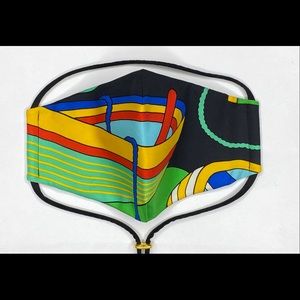 “Thalassa” Luxury Face Mask Handcrafted With Iconic Designer Scarf